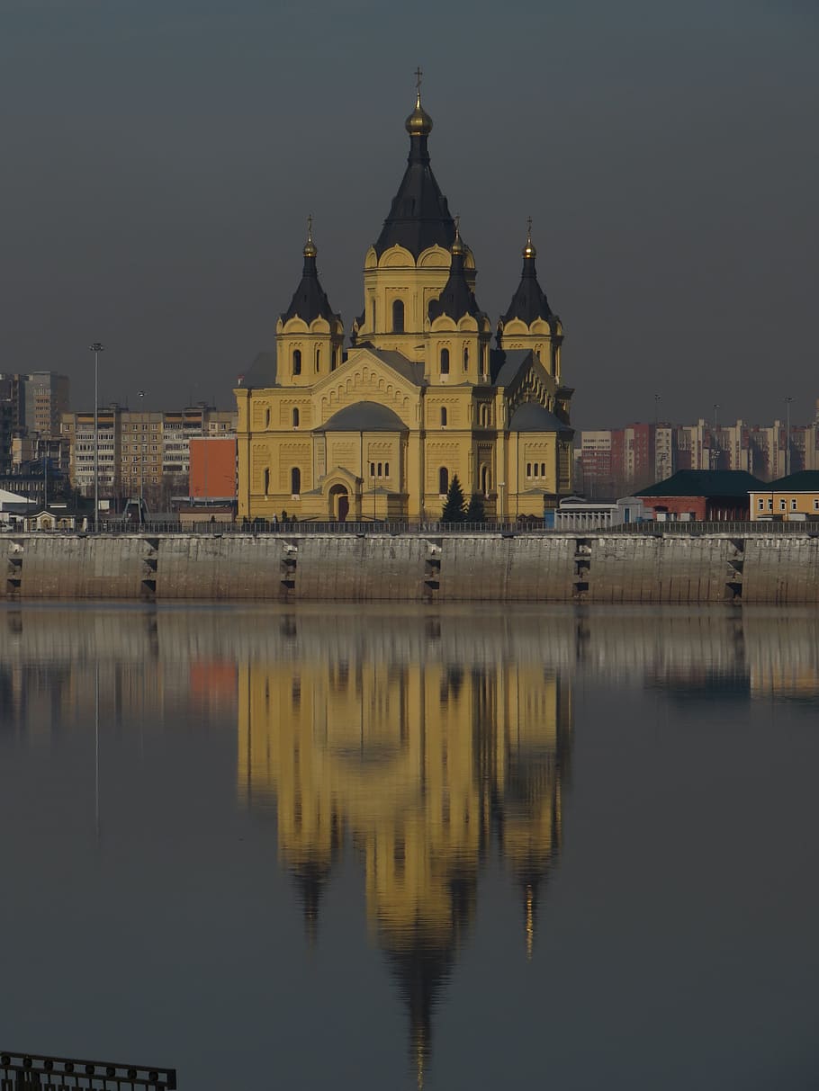 temple, reflection, architecture, building, building exterior HD wallpaper
