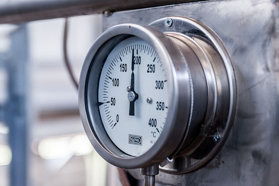 close up photo of analog gauge, pressure, the measurement of the