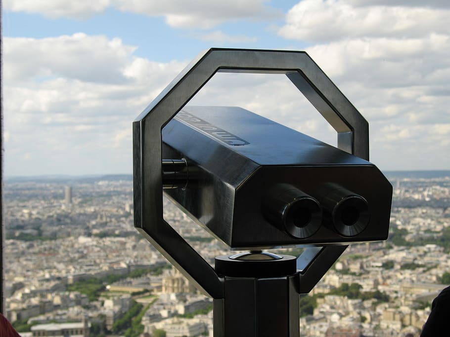 Paris, Sky, Telescope, cloud - sky, day, no people, outdoors HD wallpaper
