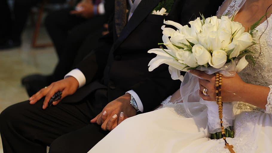 Wedding, Bride, Love, celebration, wedding ceremony, bridegroom HD wallpaper