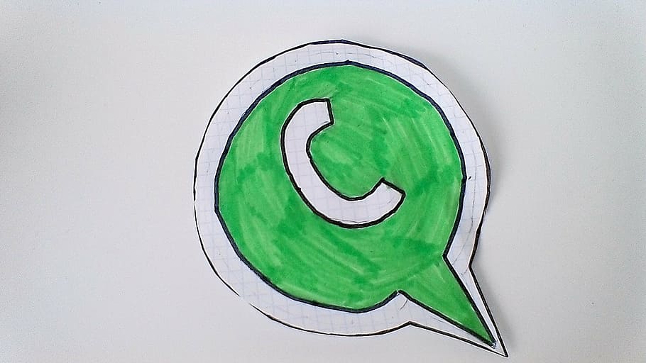 subscribed, whatsapp, characters, green color, creativity, art and craft