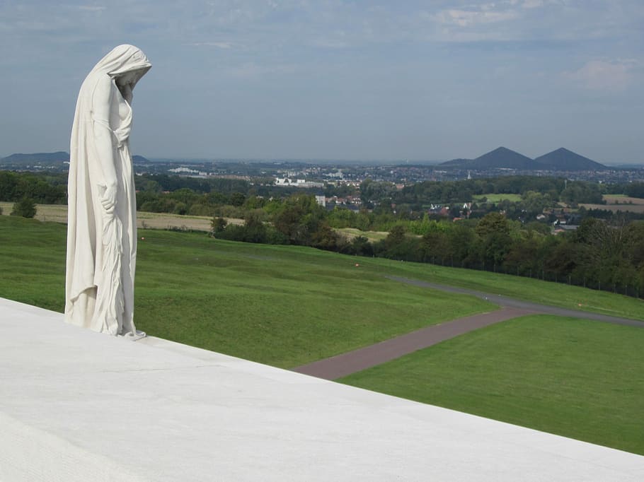Monument, Vimy Ridge, Normandy, vimy monument, arras, canadian HD wallpaper