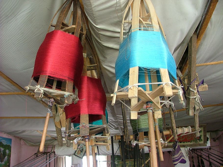 silk mill, weaving, hanging, architecture, no people, low angle view HD wallpaper