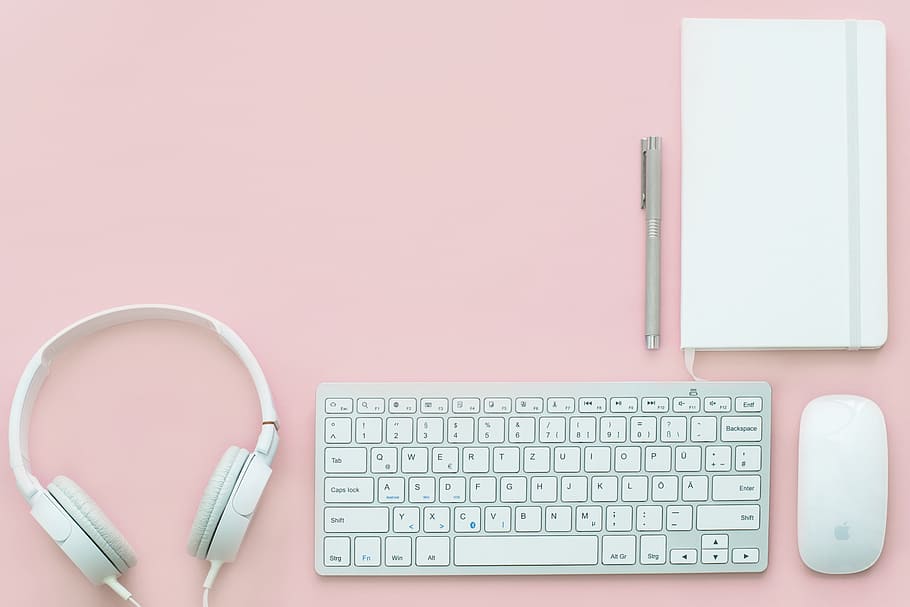 laptop, pen, internet, connection, computer, earphone, electronics HD wallpaper