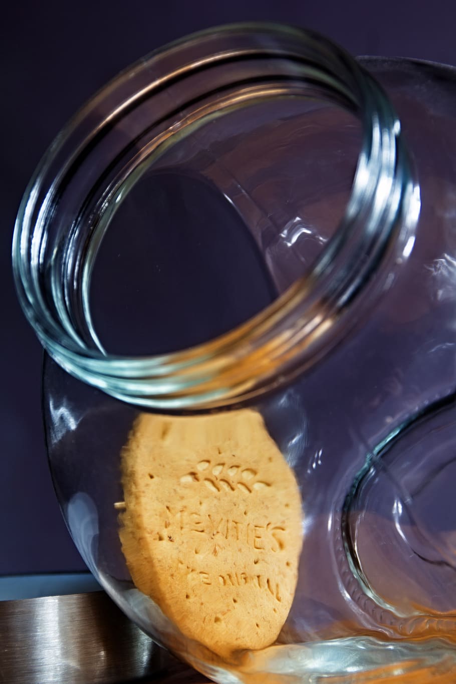 jar, glass, biscuits, food and drink, close-up, indoors, glass - material HD wallpaper