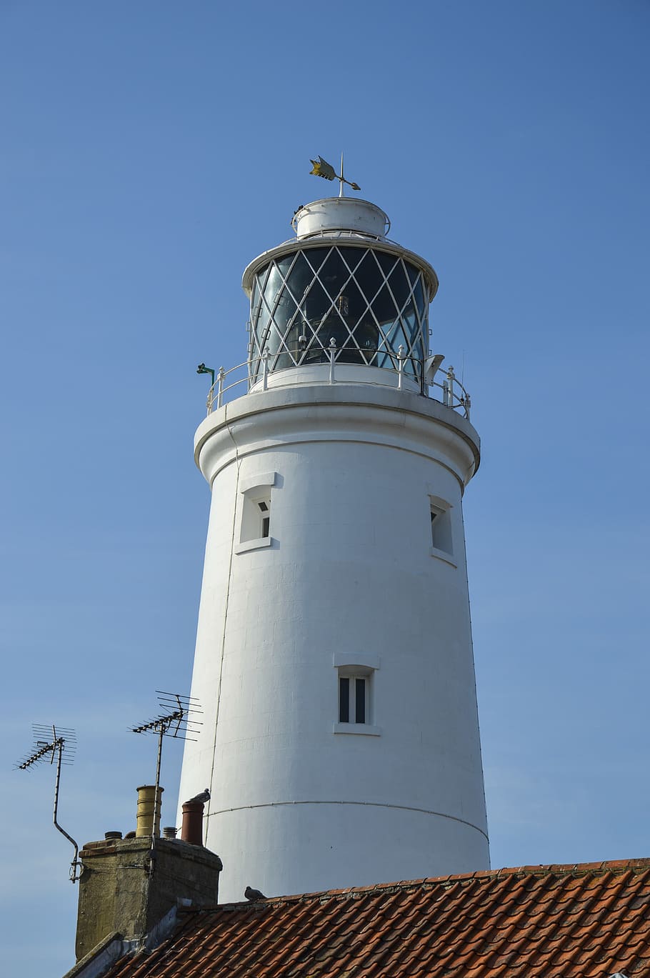 southwold, england, suffolk, lighthouse, built structure, architecture, HD wallpaper