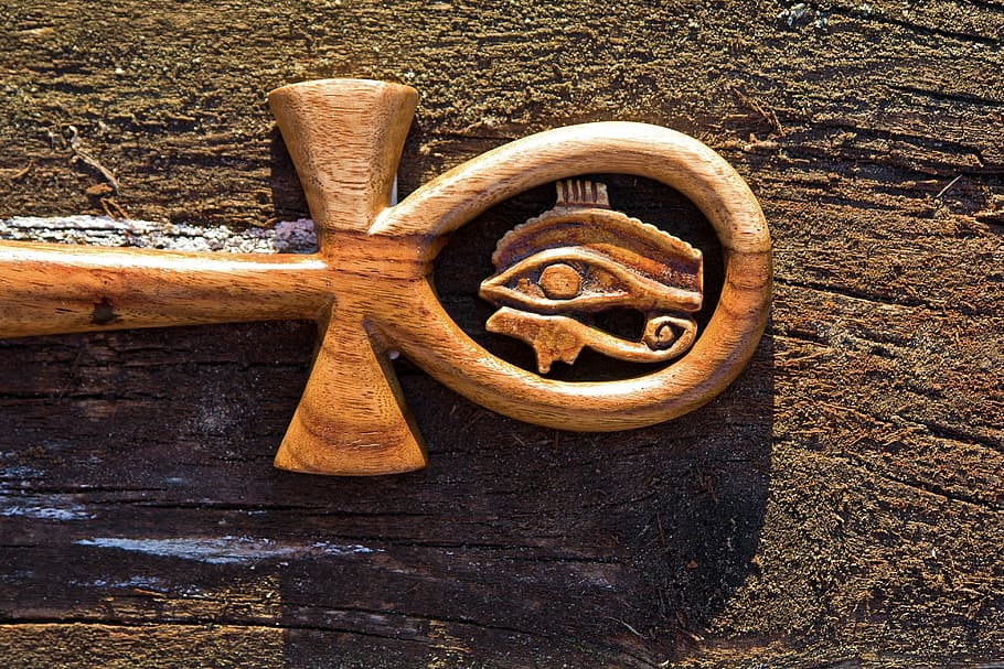 brown wooden ankh on brown surface, cross, spiritual, egypt, egyptian, HD wallpaper