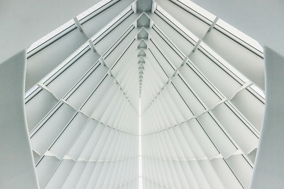 white painted ceiling, architecture, building, contemporary HD wallpaper