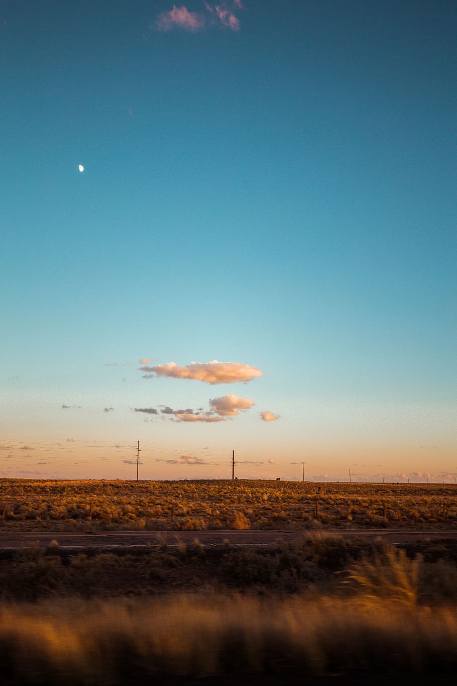 photography of white clouds, field landscape photography, blue HD wallpaper