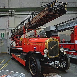 fire, old, museum, fire truck, oldtimer, delete, magirus dl-24 HD wallpaper