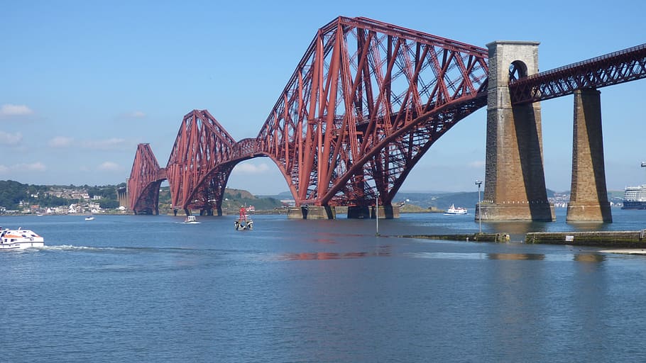 Forth Bridge, Queensferry, scotland, cantilever, engineering HD wallpaper