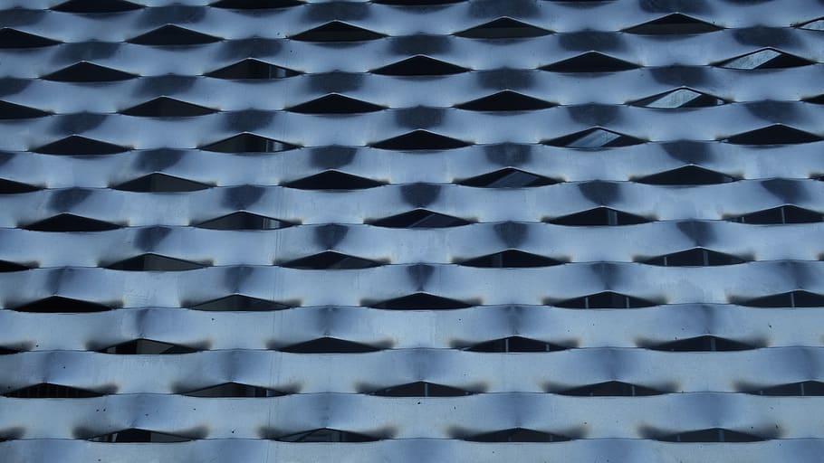 grid, sheet, drawn, metal, regularly, pattern, background, shiny HD wallpaper