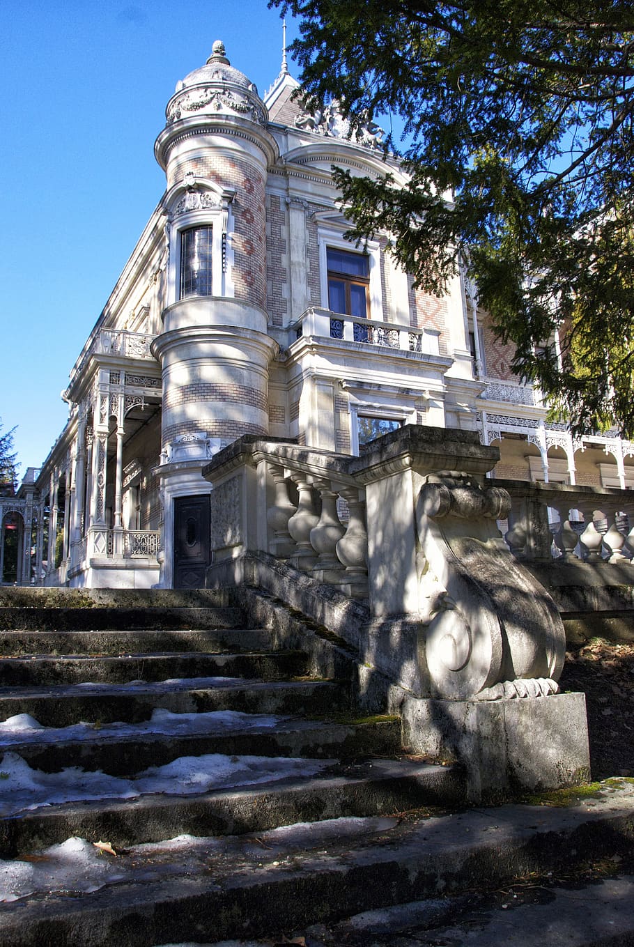 lainzer tiergarten, vienna, hermes villa, architecture, stone, HD wallpaper