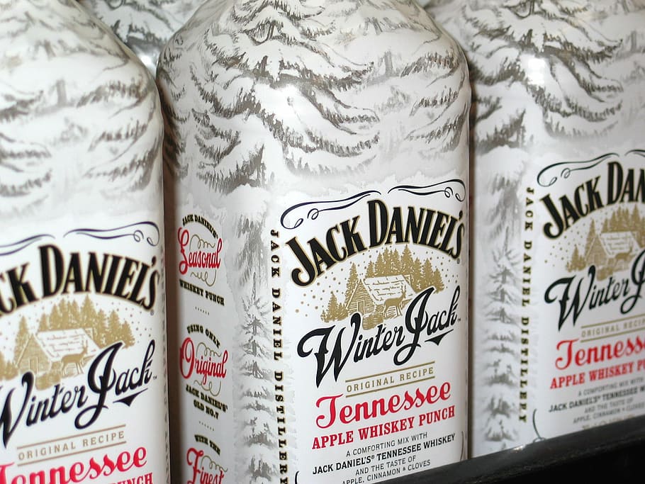 HD wallpaper: three Jack Daniel's Winter Jack Tennessee apple whiskey punch  bottles | Wallpaper Flare