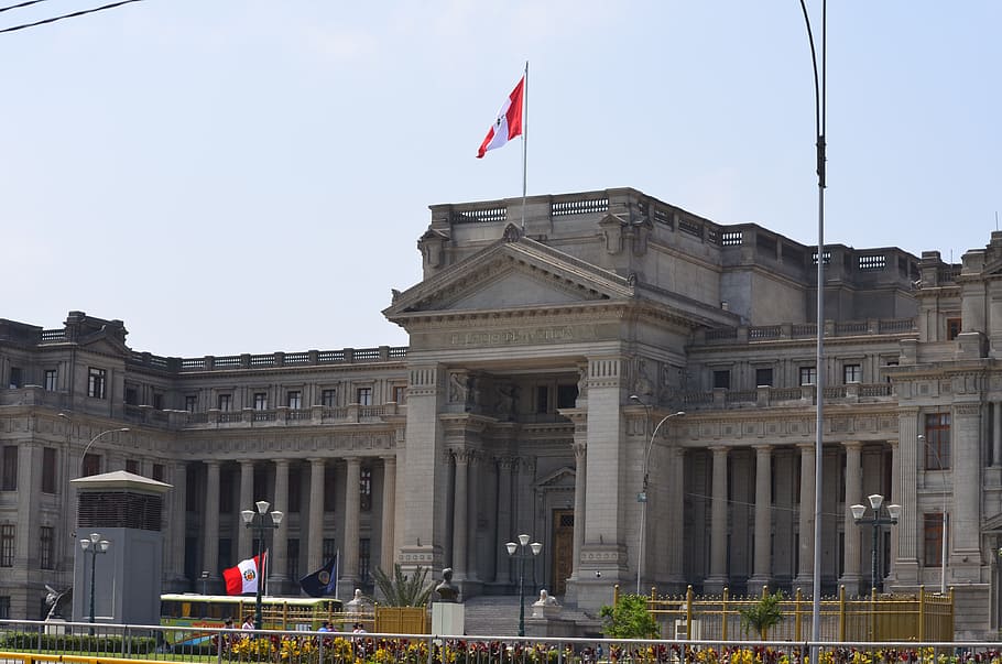 palace, justice, lime, peru, city, sky, lima city, architecture HD wallpaper