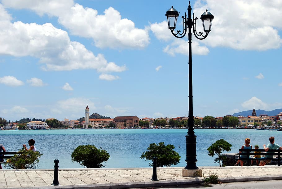 black park bollard near on body of water, sea, beach, architecture, HD wallpaper