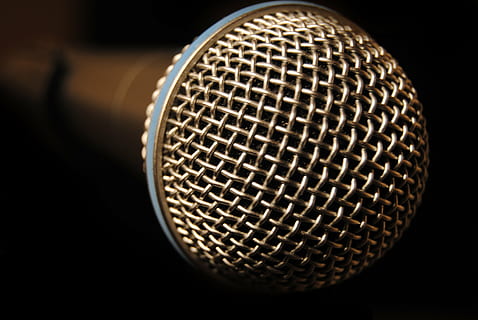 close-up photo of grey microphone, record, speak, talk, shure beta 58 HD wallpaper
