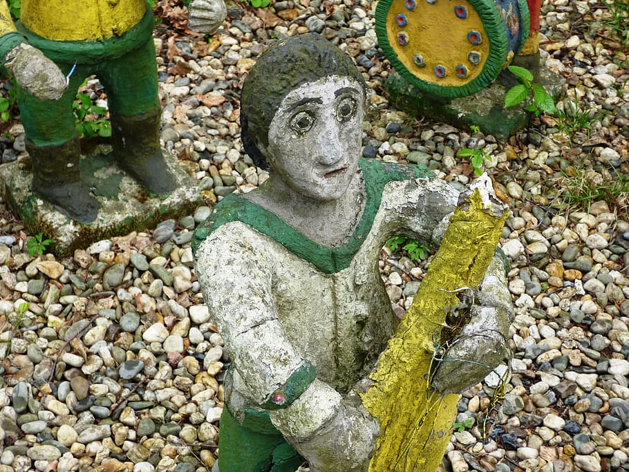 sculpture, folk, character, guy, man, solid, art and craft HD wallpaper