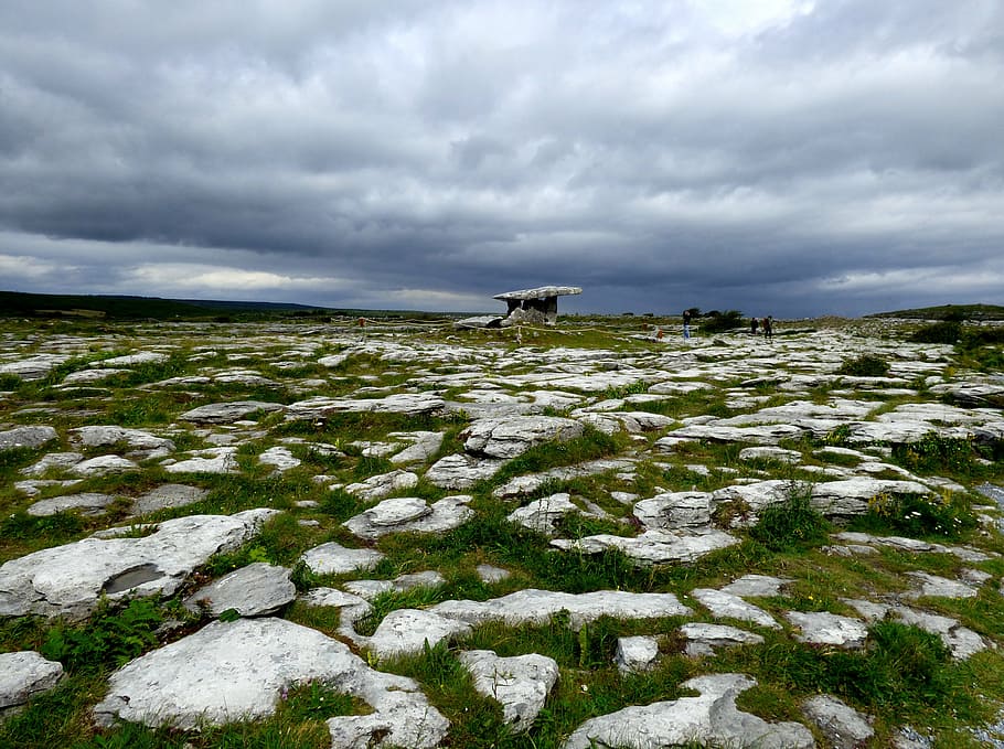 HD   Dolmen Stones Past Ireland Clouds Cloudy Cold   Dolmen Stones Past Ireland 