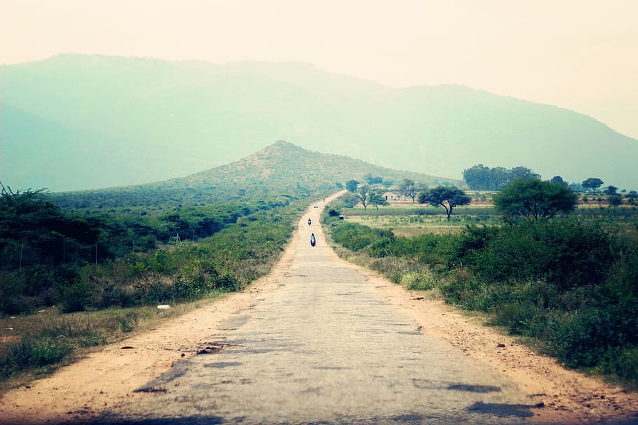 road, hills, sky, landscape, nature, rural, travel, outdoor HD wallpaper