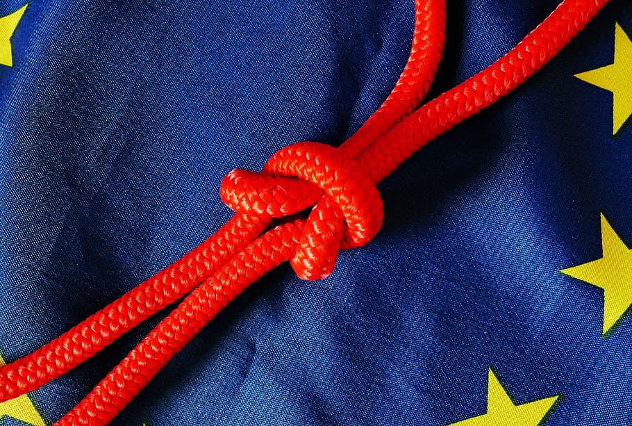 Banner, Euro, Flag, Europe, blue, euro flag, europe flag, eu flag, HD wallpaper