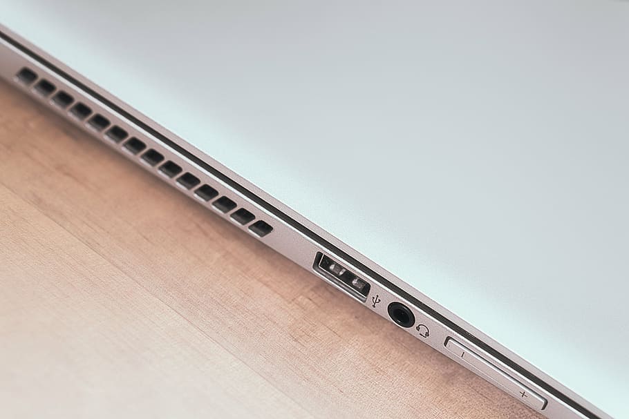 MacBook Air, laptop, port, computer, technology, digital, notebook HD wallpaper