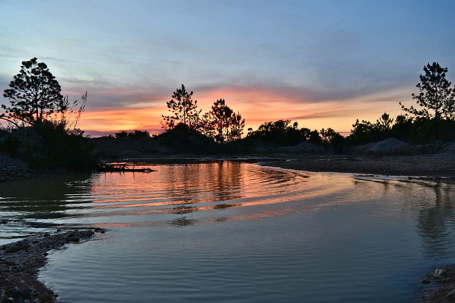 water, reflection, nature, sky, outdoors, landscape, panoramic HD wallpaper