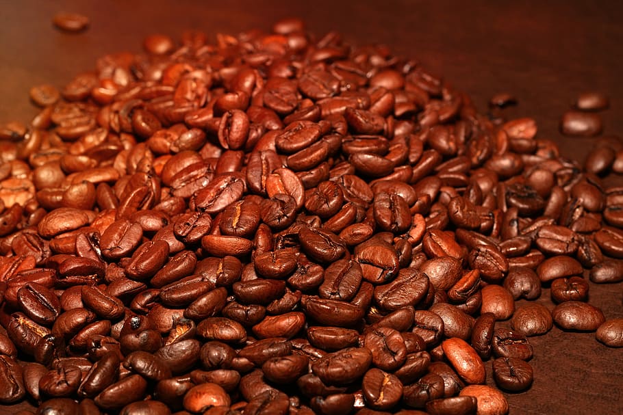 Coffee Beans, Roasted, Caffeine, aroma, roasted coffee bean HD wallpaper