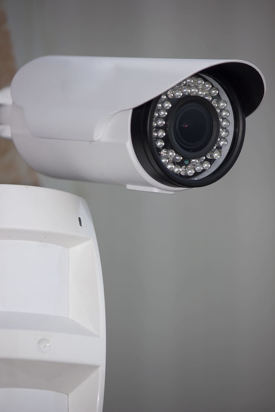 white and black security camera, cctv, pir, work, wiltshire, passive, HD wallpaper