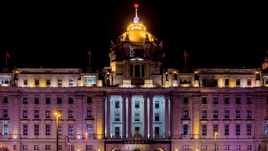 shanghai, the bund, building, building exterior, architecture HD wallpaper