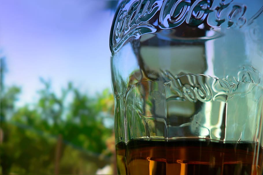 coca cola, drink, glass, food and drink, refreshment, close-up HD wallpaper
