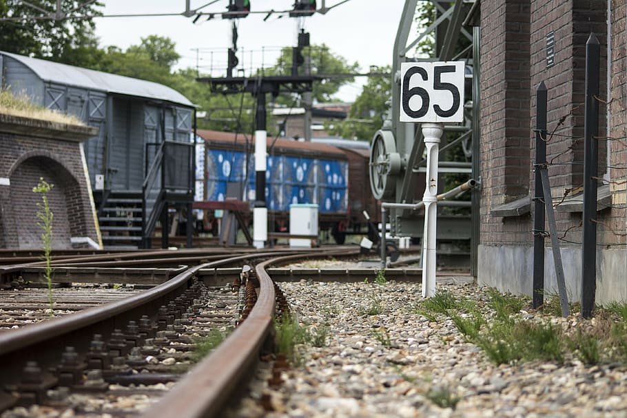 track, train, rails, transport, train track, station, railway HD wallpaper