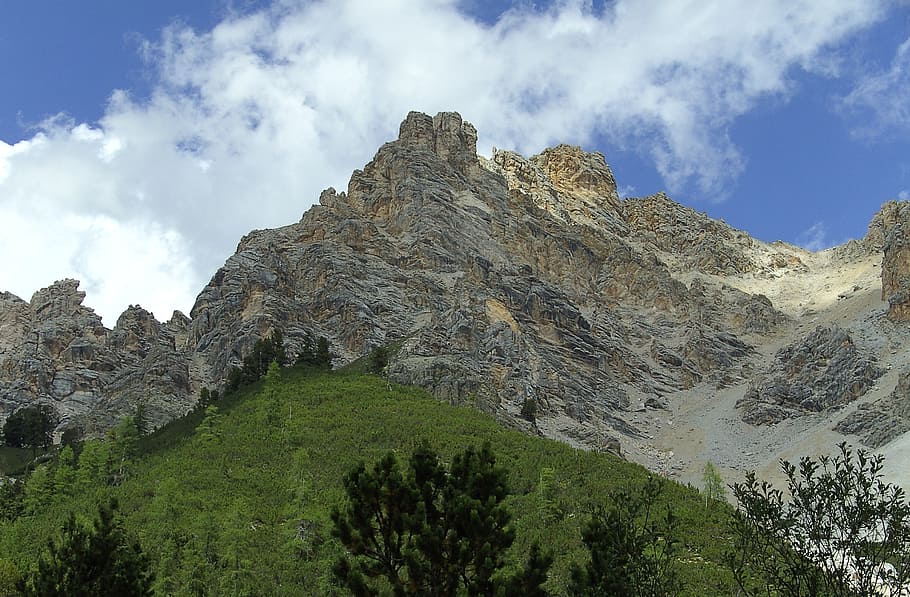 alpine, dolomites, mountains, panorama, mountain summit, mountain panorama HD wallpaper