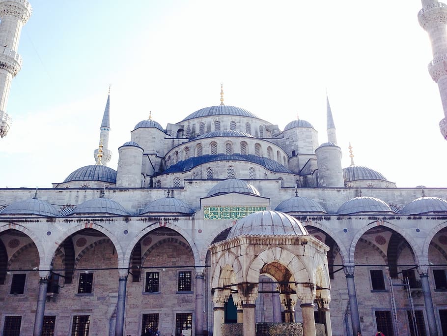 mosque, istanbul, islam, turkey, house of prayer, building, HD wallpaper