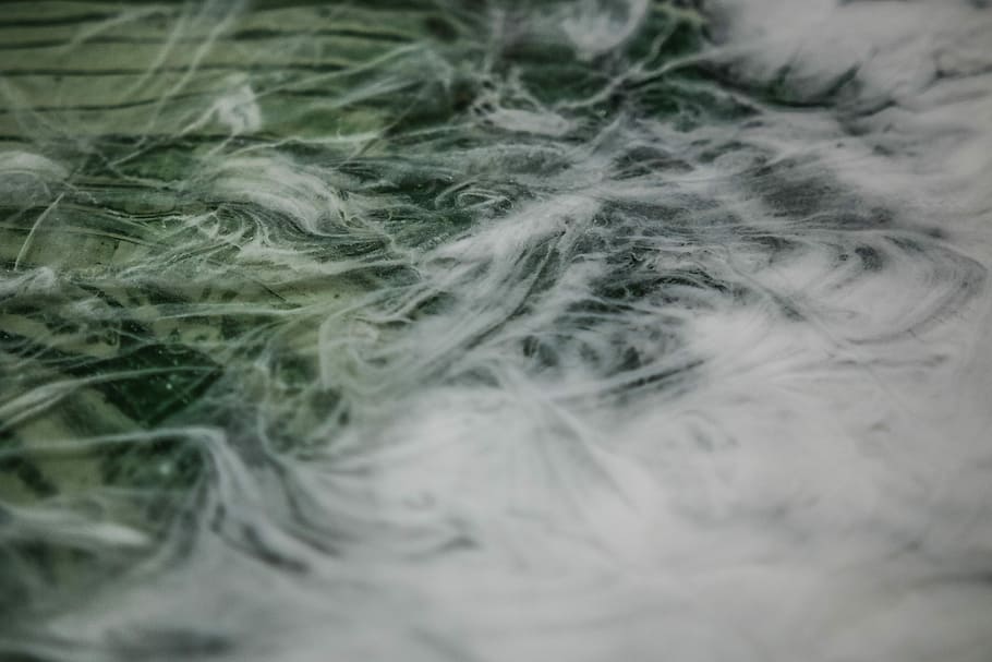 untitled, swirl, cloud, pattern, swirling, art, white, green HD wallpaper