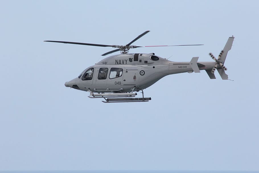 helicopter, navy, flying, air vehicle, mode of transportation HD wallpaper
