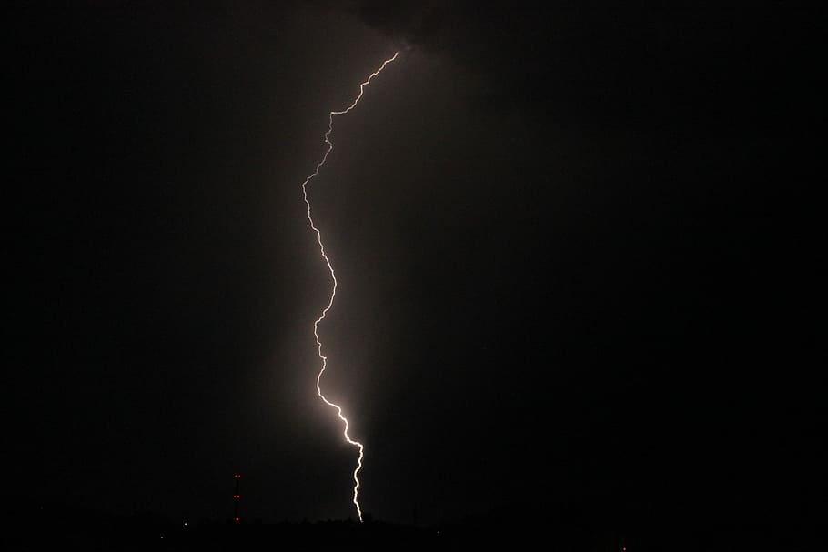 Lightning, Plasma, Clouds, storm, cloud cover, white, blue HD wallpaper