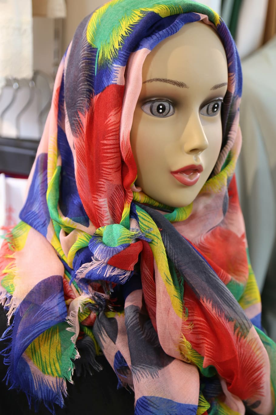 mannequin, statue, colourful, multi colored, close-up, representation HD wallpaper