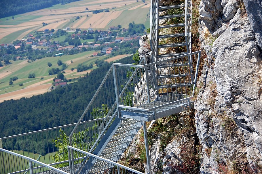 mountain, wall, stone, rock, climbing, sky, climber, transportation HD wallpaper