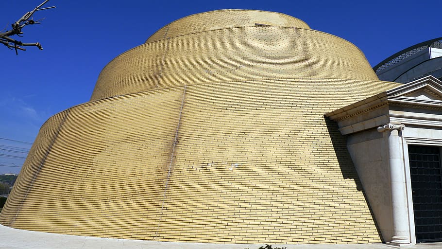 ziggurat, budapest, architecture, built structure, building exterior HD wallpaper
