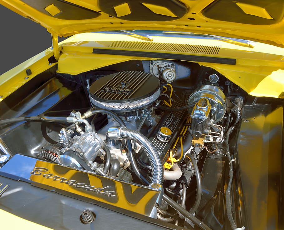 car, drive, engine, chrome, glazed, metallic, horsepower, transportation system HD wallpaper
