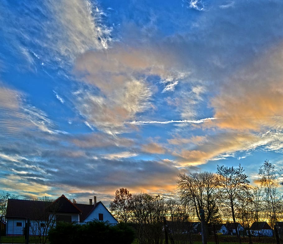 panorama, nature, clouds, sky, architecture, building exterior HD wallpaper