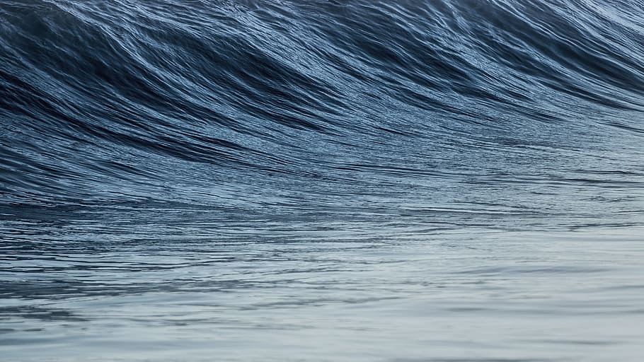 photography of sea waves, water ripple at daytime, ocean, texture HD wallpaper