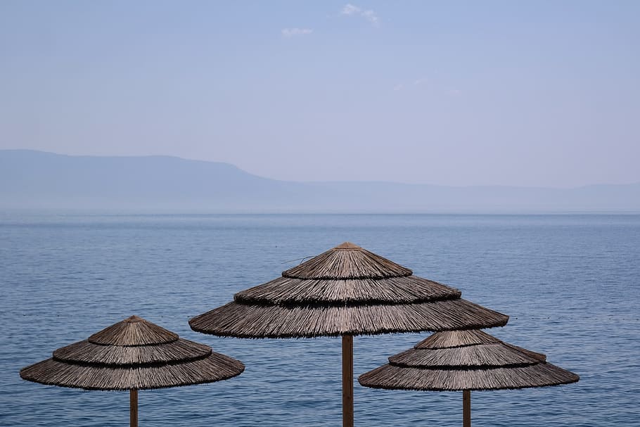 beach, ocean, sea, sky, water, scenics - nature, tranquility HD wallpaper