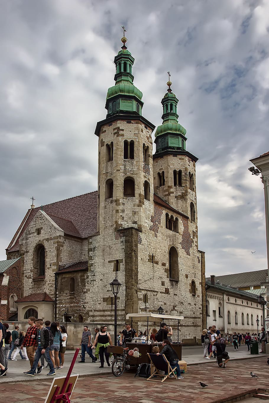 HD wallpaper: the church of st andrew, krakow, poland, monument, history |  Wallpaper Flare