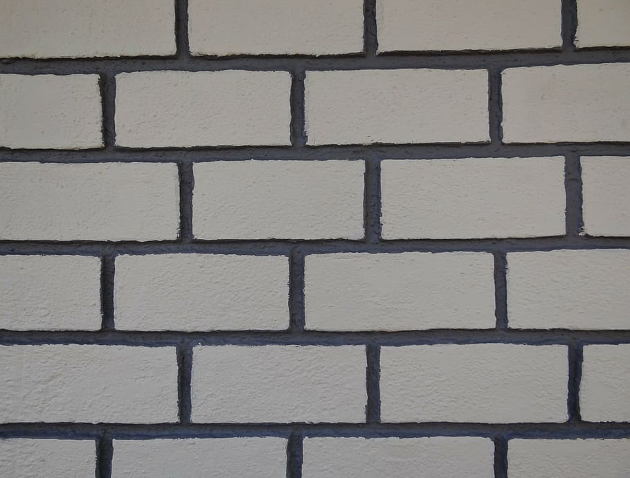 brick, wall, grooved, painted, dharwad, india, patterned, texture HD wallpaper