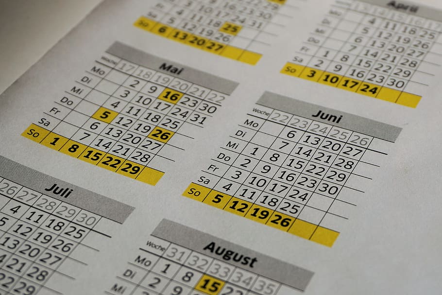 yearly calendar text, year calendar, office, dates, planning, HD wallpaper