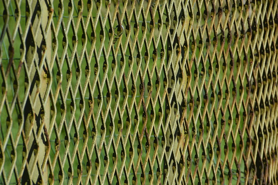 rough, industry, close up, surface, fence, rust, old, worn HD wallpaper
