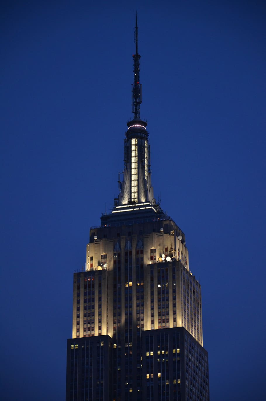 nyc, empire, state, building, night, city, america, manhattan HD wallpaper