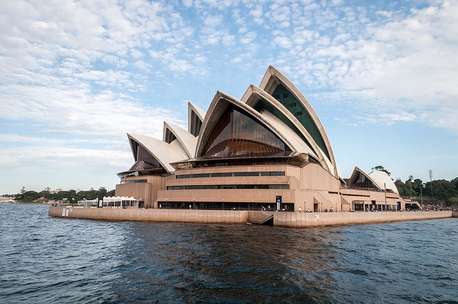Sydney, Opera, House, Landscape, australia, city, harbour, landmark, HD wallpaper